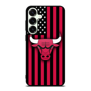 CHICAGO BULLS NBA USA FLAG Samsung Galaxy S25 Plus Case Cover
