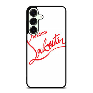 CHRISTIAN LOUBOUTIN WHITE Samsung Galaxy S25 Plus Case Cover