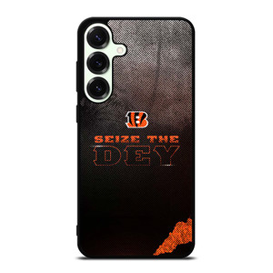 CINCINNATI BENGALS NFL FOOTBALL SEIZE THE DEY Samsung Galaxy S25 Plus Case Cover CINCINNATI BENGALS NFL FOOTBALL SEIZE THE DEY Samsung Galaxy S25 Plus Case Cover