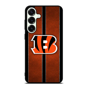 CINCINNATI BENGALS NFL METAL STRIPE Samsung Galaxy S25 Plus Case Cover CINCINNATI BENGALS NFL METAL STRIPE Samsung Galaxy S25 Plus Case Cover