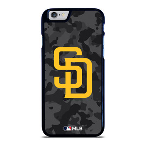SAN DIEGO PADRES BASEBALL BLACK CAMO iPhone 6 / 6S Case Cover