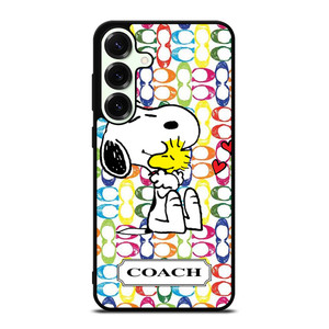 COACH NEW YORK LOGO SNOOPY THE PEANUTS Samsung Galaxy S25 Plus Case Cover COACH NEW YORK LOGO SNOOPY THE PEANUTS Samsung Galaxy S25 Plus Case Cover