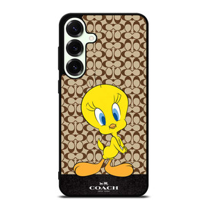 COACH NEW YORK LOGO TWEETY BIRD Samsung Galaxy S25 Plus Case Cover COACH NEW YORK LOGO TWEETY BIRD Samsung Galaxy S25 Plus Case Cover