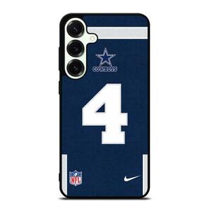 DALLAS COWBOYS DAK PRESCOTT 4 NFL NIKE Samsung Galaxy S25 Plus Case Cover