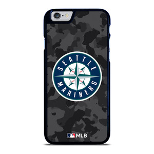 SEATTLE MARINERS BASEBALL BLACK CAMO iPhone 6 / 6S Case Cover