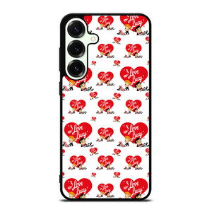 I LOVE LUCY CARTOON PATTERN Samsung Galaxy S25 Plus Case Cover