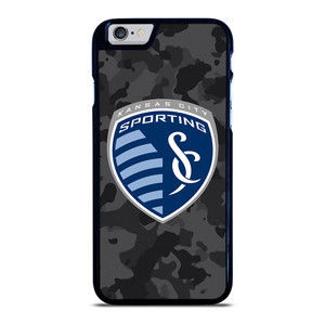 SPORTING KANSAS CITY MLS BLACK CAMO iPhone 6 / 6S Case Cover SPORTING KANSAS CITY MLS BLACK CAMO iPhone 6 / 6S Case Cover