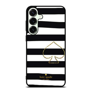 KATE SPADE NEW YORK BLACK STRIPES Samsung Galaxy S25 Plus Case Cover