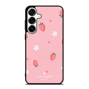 KATE SPADE NEW YORK LOGO STRAWBERRIES Samsung Galaxy S25 Plus Case Cover