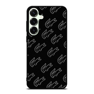 LACOSTE BLACK WHITE Samsung Galaxy S25 Plus Case Cover