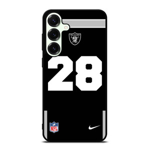 LAS VEGAS RAIDERS JOSH JACOBS 28 NFL NIKE Samsung Galaxy S25 Plus Case Cover