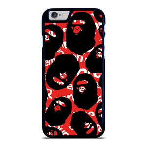 SUPREME X BAPE A BATHING APE iPhone 6 / 6S Case Cover SUPREME X BAPE A BATHING APE iPhone 6 / 6S Case Cover