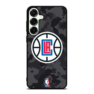 LOS ANGELES CLIPPERS BLACK CAMO Samsung Galaxy S25 Plus Case Cover