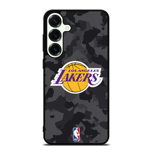 LOS ANGELES LAKERS BLACK CAMO Samsung Galaxy S25 Plus Case Cover