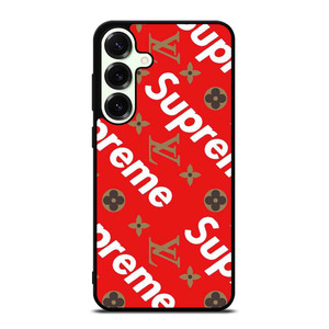 LOUIS VUITTON X SUPREME RED Samsung Galaxy S25 Plus Case Cover