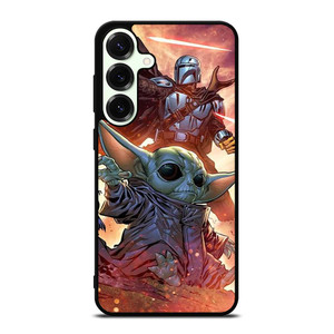 MANDALORIAN AND BABY YODA STAR WARS Samsung Galaxy S25 Plus Case Cover