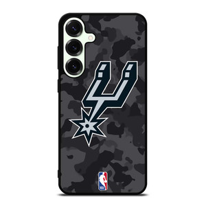 SAN ANTONIO SPURS BLACK CAMO Samsung Galaxy S25 Plus Case Cover