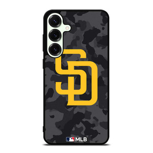 SAN DIEGO PADRES BASEBALL BLACK CAMO Samsung Galaxy S25 Plus Case Cover