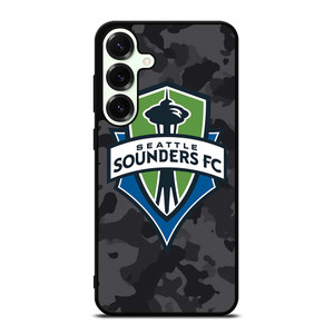 SEATTLE SOUNDERS FC MLS BLACK CAMO Samsung Galaxy S25 Plus Case Cover