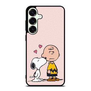 SNOOPY CHARLIE BROWN LOVE Samsung Galaxy S25 Plus Case Cover