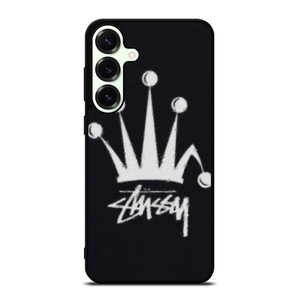 STUSSY FUZZY REGAL CROWN Samsung Galaxy S25 Plus Case Cover