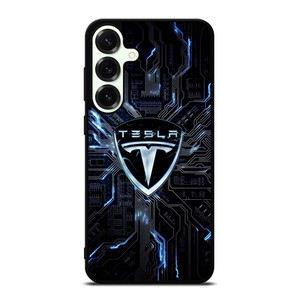 TESLA ELECTRIC CAR LOGO Samsung Galaxy S25 Plus Case Cover