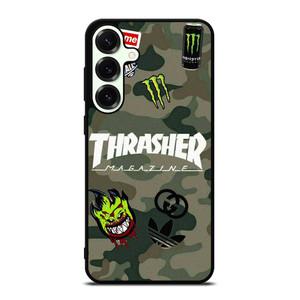 THRASHER SKATEBOARD CAMO COLLAGE Samsung Galaxy S25 Plus Case Cover