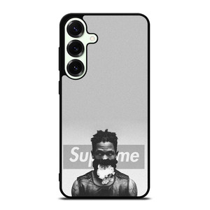 TRAVIS SCOTT SUPREME BLACK WHITE Samsung Galaxy S25 Plus Case Cover