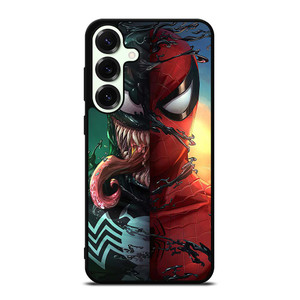 VENOM V SPIDERMAN FACE SUPERHERO MARVEL COMICS Samsung Galaxy S25 Plus Case Cover