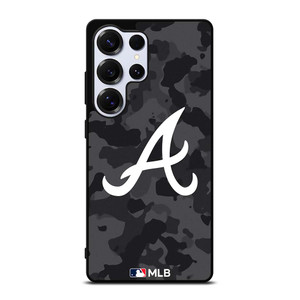 ATLANTA BRAVES BASEBALL BLACK CAMO Samsung Galaxy S25 Ultra Case Cover ATLANTA BRAVES BASEBALL BLACK CAMO Samsung Galaxy S25 Ultra Case Cover