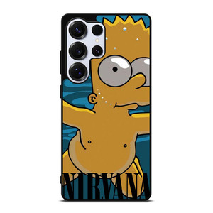 BART SIMPSONS NEVERMIND NIRVANA Samsung Galaxy S25 Ultra Case Cover