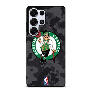 BOSTON CELTICS BLACK CAMO Samsung Galaxy S25 Ultra Case Cover
