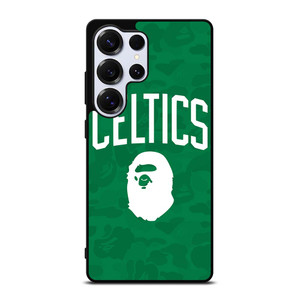 BOSTON CELTICS X BAPE CAMO Samsung Galaxy S25 Ultra Case Cover BOSTON CELTICS X BAPE CAMO Samsung Galaxy S25 Ultra Case Cover