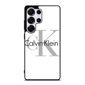 CALVIN KLEIN WHITE LOGO Samsung Galaxy S25 Ultra Case Cover