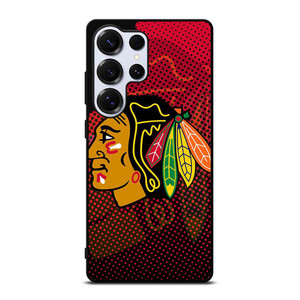 CHICAGO BLACKHAWKS HOCKEY TEAM LOGO EMBLEM Samsung Galaxy S25 Ultra Case Cover