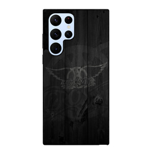 AEROSMITH ROCK BAND WOODEN LOGO Samsung Galaxy S22 Ultra Case Cover
