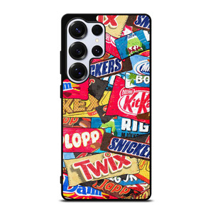 CHOCOLATE WAFER SNACK COLLAGE Samsung Galaxy S25 Ultra Case Cover