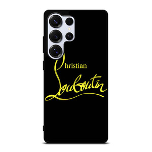 CHRISTIAN LOUBOUTIN GOLD LOGO Samsung Galaxy S25 Ultra Case Cover