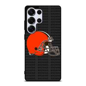 CLEVELAND BROWNS FOOTBALL TEXT Samsung Galaxy S25 Ultra Case Cover