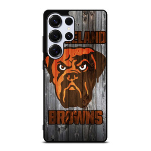 CLEVELAND BROWNS NFL FOOTBALL WOODEN LOGO Samsung Galaxy S25 Ultra Case Cover CLEVELAND BROWNS NFL FOOTBALL WOODEN LOGO Samsung Galaxy S25 Ultra Case Cover