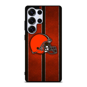 CLEVELAND BROWNS NFL METAL STRIPE Samsung Galaxy S25 Ultra Case Cover