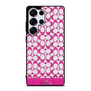 COACH NEW YORK LOGO PATTERN PINK EMBLEM Samsung Galaxy S25 Ultra Case Cover COACH NEW YORK LOGO PATTERN PINK EMBLEM Samsung Galaxy S25 Ultra Case Cover