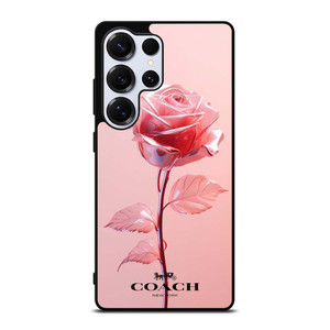 COACH NEW YORK PINK ROSE Samsung Galaxy S25 Ultra Case Cover