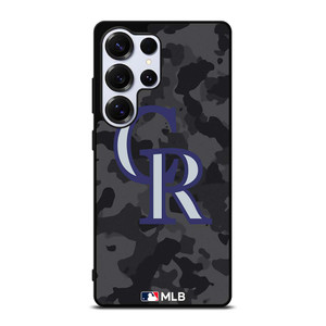 COLORADO ROCKIES BASEBALL BLACK CAMO Samsung Galaxy S25 Ultra Case Cover