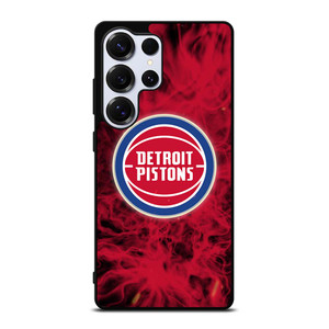 DETROIT PISTONS BASKETBALL NBA FIRE Samsung Galaxy S25 Ultra Case Cover