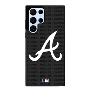 ATLANTA BRAVES BASEBALL BLACK Samsung Galaxy S22 Ultra Case Cover