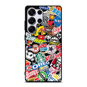 FAMOUS BRAND LOGO MIX Samsung Galaxy S25 Ultra Case Cover