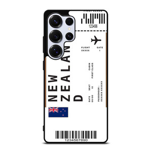 FLIGHT TICKETS NEW ZEALAND Samsung Galaxy S25 Ultra Case Cover