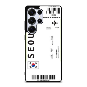 FLIGHT TICKETS SEOUL SOUTH KOREA Samsung Galaxy S25 Ultra Case Cover