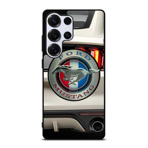 FORD MUSTANG CAR LOGO WHITE Samsung Galaxy S25 Ultra Case Cover